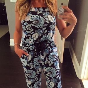 Floral Playsuit w/ tie waist